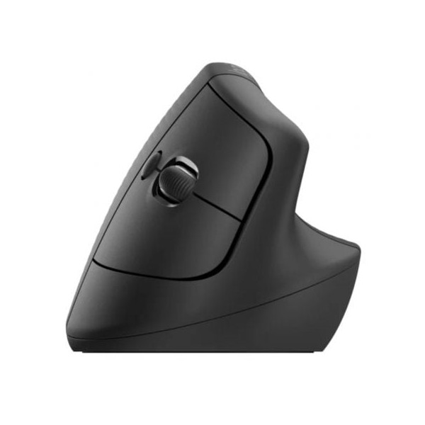 Ratón ergonómico inalámbrico por bluetooth/ 2.4ghz logitech lift vertical ergonomic mouse/ hasta 4000 dpi/ grafito M 3