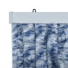 Cortina antimoscas chenilla azul y blanco 100x230 cm 4
