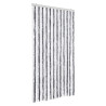 Cortina antimoscas chenilla gris y blanco 100x200 cm 2