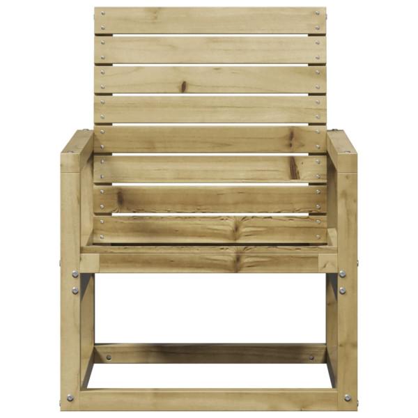 Silla de jardín madera de pino impregnada 57.5x63x76 cm M 4