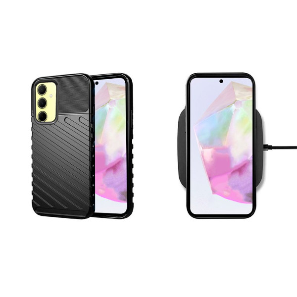 Carcaça COOL para Samsung A356 Galaxy A35 5G Thunder Black M 4