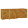 Caixa de arrumação para jardim 280x87x104 cm acácia maciça 3