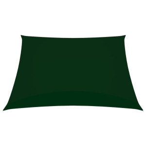 Para-sol estilo vela tecido oxford quadrado 7x7 m verde-escuro H