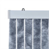 Cortina antimoscas chenilla plateado 100x230 cm 4