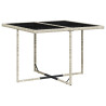 Set comedor de jardín 5 pzas cojines ratán sintético gris claro 4