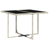 Set comedor de jardín 5 pzas cojines ratán sintético gris claro 4