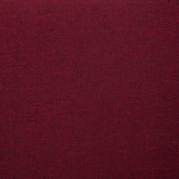 Banco con espacio de almacenaje 116 cm poliéster rojo vino M 2