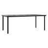 Set comedor de jardín 9 pzas con cojines ratán sintético beige 4