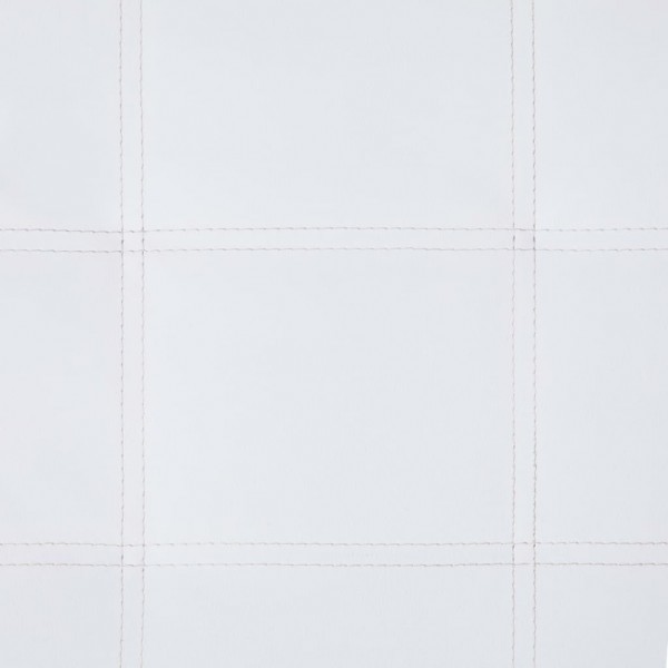 Chaise longue de massagem c/ almofada couro artificial branco M 3