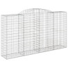 Cestos gabião arqueados 17 pcs 300x50x160/180 ferro galvanizado 3