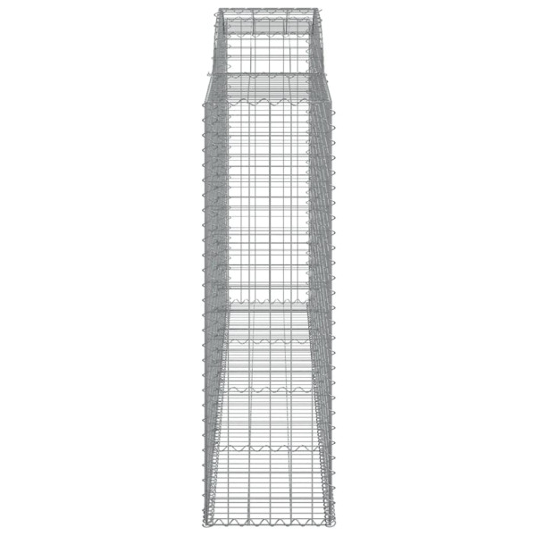 Cestos gabião arqueados 17 pcs 300x50x160/180 ferro galvanizado M 5