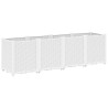 Vaso/floreira 160x40x53 cm PP branco 2
