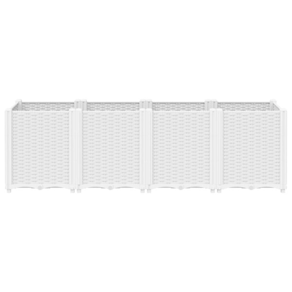 Vaso/floreira 160x40x53 cm PP branco M 3