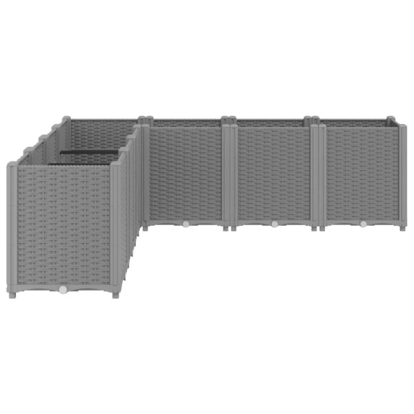 Floreira PP cinza claro 160x160x53 cm M 4