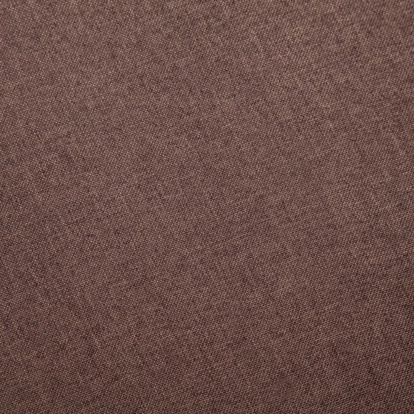 Sofá de 3 plazas de tela marrón M 3