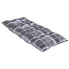 Cojines para silla respaldo alto 4 uds tela Oxford cuadros gris 5