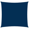 Toldo de vela cuadrado tela Oxford azul 2.5x2.5 m 1
