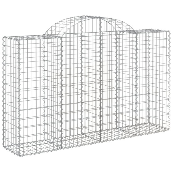 Cestos gabião arqueados 40 pcs 200x50x120/140 ferro galvanizado M 3