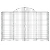 Cestos gabião arqueados 40 pcs 200x50x120/140 ferro galvanizado 4