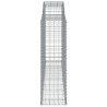 Cestos gabião arqueados 15 pcs 300x50x160/180 ferro galvanizado 5