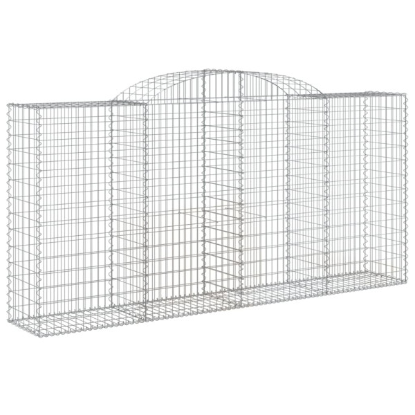 Cestos gabião arqueados 25 pcs 300x50x140/160 ferro galvanizado M 3