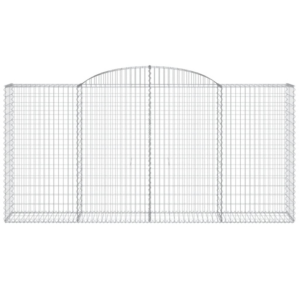 Cestas gaviones 25 uds forma de arco hierro 300x50x140/160 cm M 4