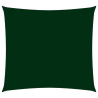 Para-sol vela tecido oxford quadrangular 3.6x3.6 m verde-escuro 1