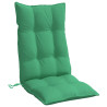 Cojines de silla con respaldo alto 2 uds tela Oxford verde 4