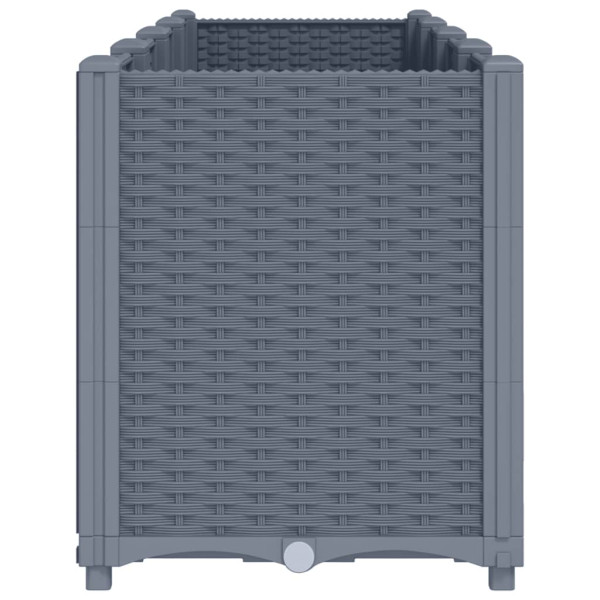 Jardinera PP gris 160x40x53 cm M 4