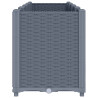 Jardinera PP gris 160x40x53 cm 4