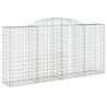 Cestos gabião arqueados 30 pcs 300x50x140/160 ferro galvanizado 3