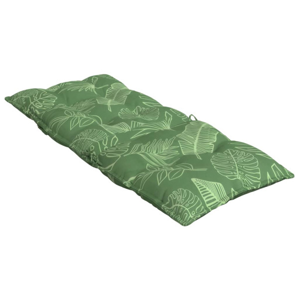 Cojines silla respaldo alto 6 uds tela Oxford estampado hojas M 5