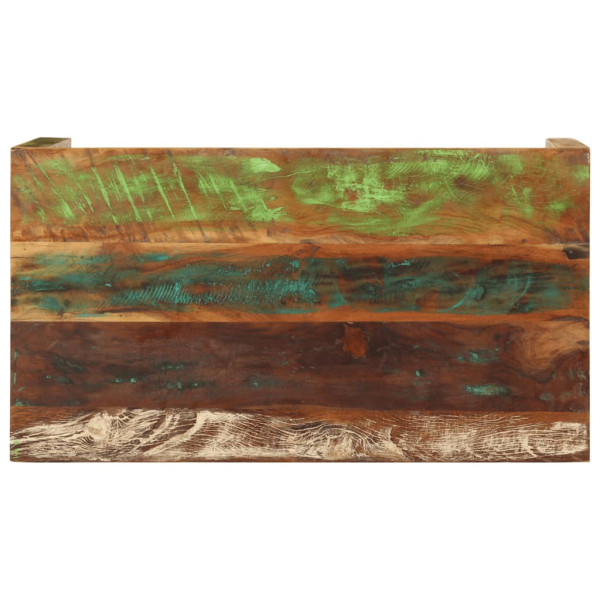 Mesa de centro 110x55x40 cm Madeira Sólida Recuperada M 4