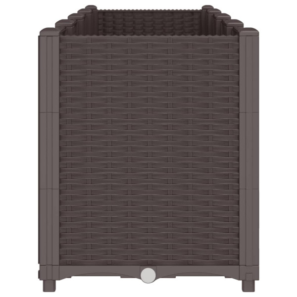 Vaso/floreira 160x40x53 cm PP castanho M 4