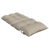 Cojines para silla respaldo bajo 4 uds tela Oxford gris taupe 5