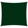 Guarda-sol tecido Oxford quadrado 5x5 m verde-escuro 1