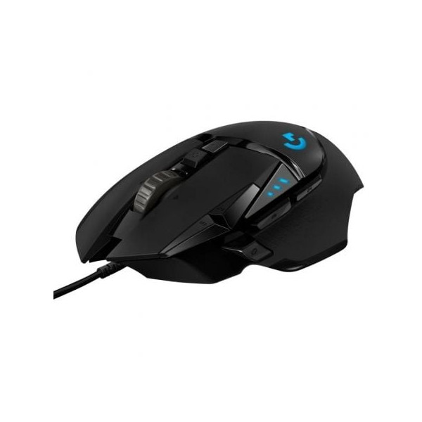 Ratón gaming logitech g502 hero/ hasta 25600 dpi/ negro M 2