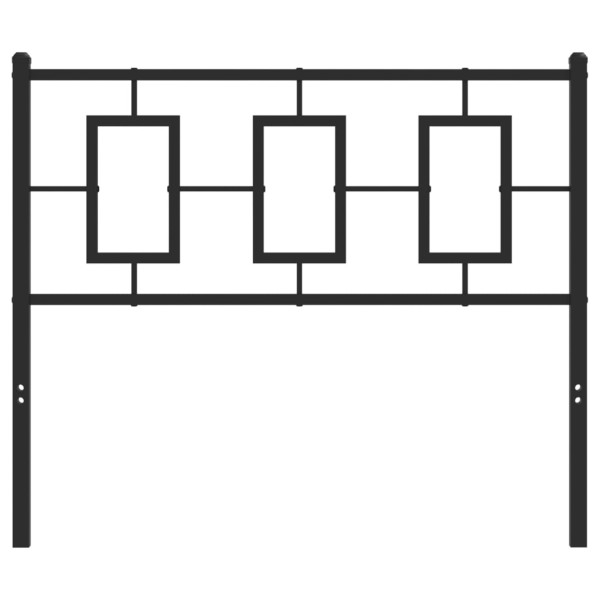 Cabeceira de cama 100 cm metal preto M 3