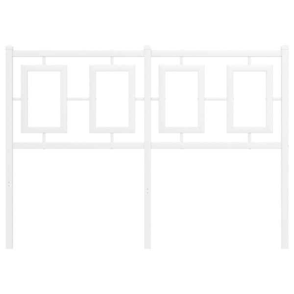 Cabeceira de cama 120 cm metal branco M 3