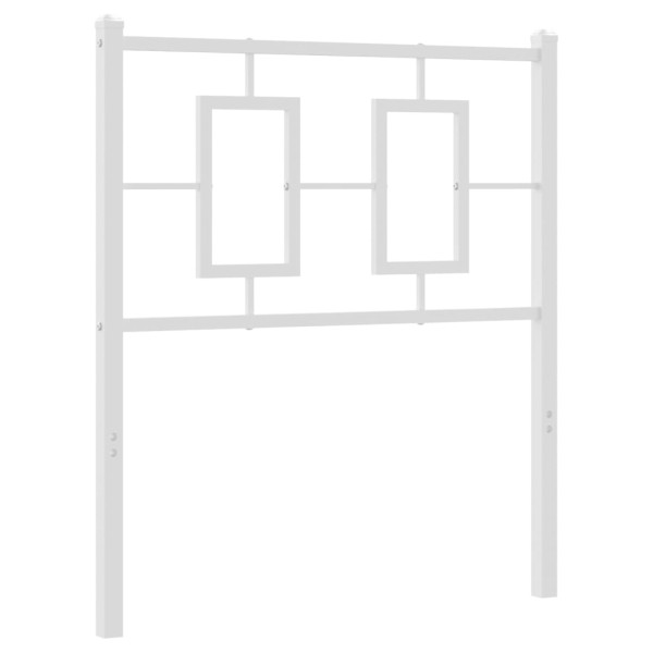 Cabeceira de cama 75 cm metal branco M 2