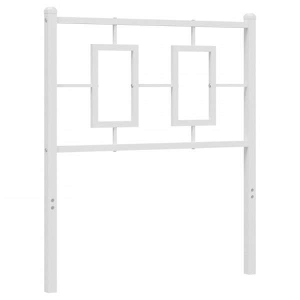 Cabecero de metal blanco 75 cm M 5