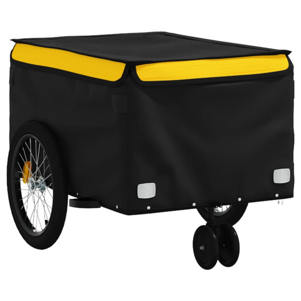 Remolque para bicicleta hierro negro y amarillo 30 kg M 4