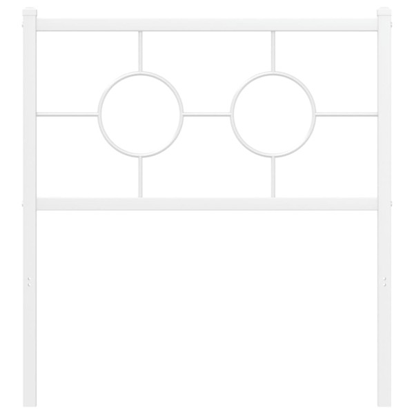 Cabeceira de cama 75 cm metal branco M 3