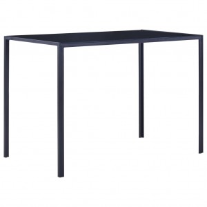 Conjunto de mesa y sillas de comedor 5 piezas azul H