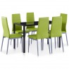 Conjunto de jantar 7 pcs verde 1