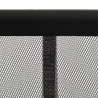 Mosquitera de puerta cortina malla poliéster negro 100x220 cm 3