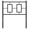 Cabeceira de cama 75 cm metal preto 3