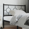 Cabeceira de cama 100 cm metal preto 1