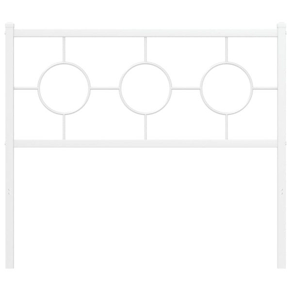 Cabecero de metal blanco 100 cm M 3