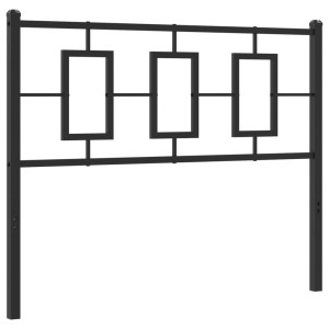 Cabecero de metal negro 107 cm H